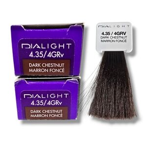 L'Oreal Professionnel DIALight 2 Tubes Ammonia-Free 4.35/4GRv Dark Chestnut